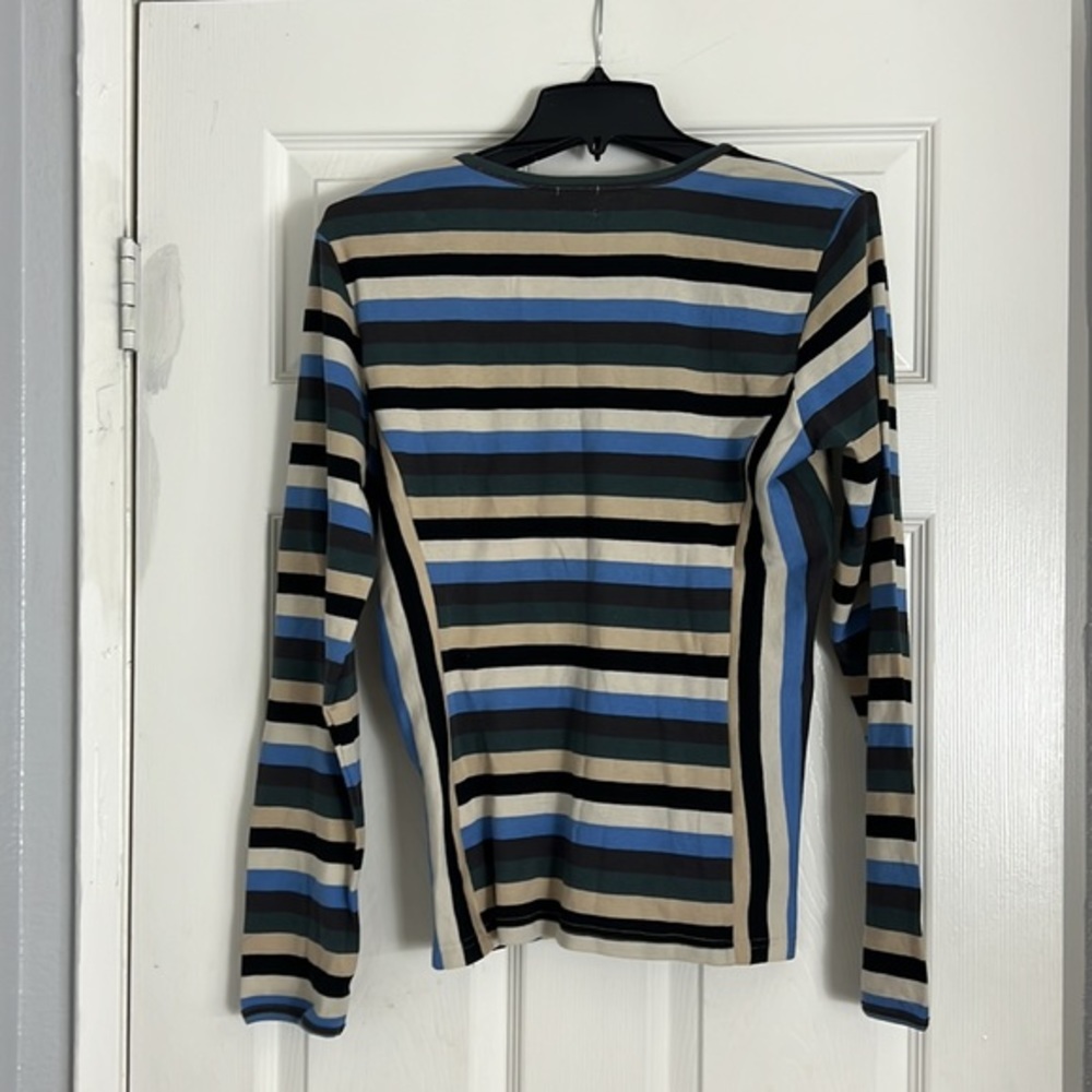 CALVIN KLEIN STRIPED LONG SLEEVE SHIRT‎ - Picture 2 of 5
